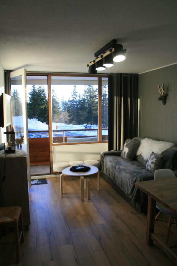 Le Flocon-Studio Cabine-Balcon 4-6 Pers A 100M Des Pistes Шамрусс Экстерьер фото
