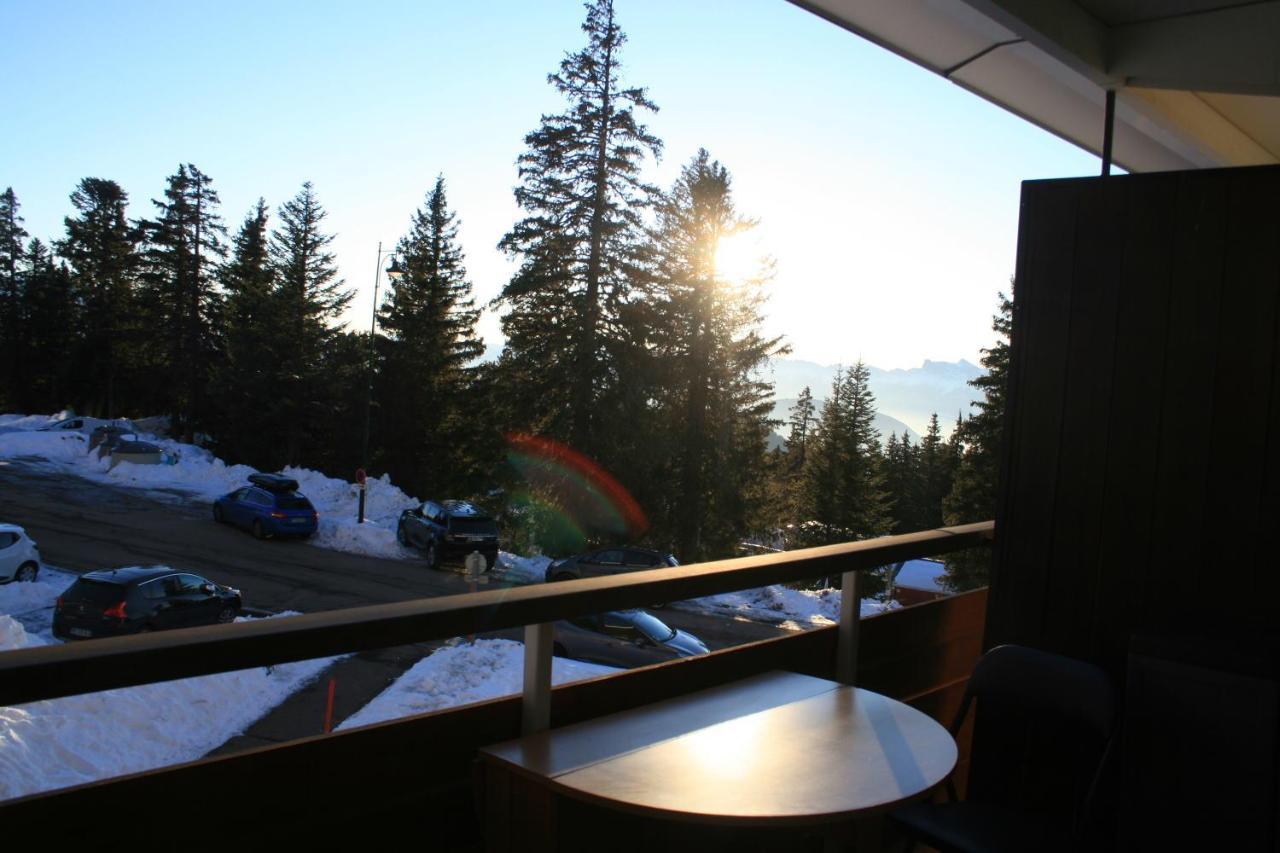 Le Flocon-Studio Cabine-Balcon 4-6 Pers A 100M Des Pistes Шамрусс Экстерьер фото
