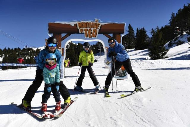 Le Flocon-Studio Cabine-Balcon 4-6 Pers A 100M Des Pistes Шамрусс Экстерьер фото