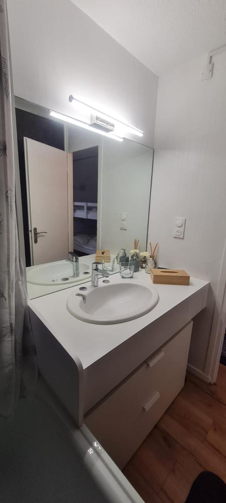 Le Flocon-Studio Cabine-Balcon 4-6 Pers A 100M Des Pistes Шамрусс Экстерьер фото